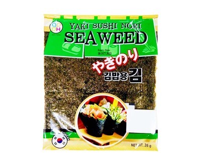 Yaki Sushi Nori Seaweed 100% Korean 26g
