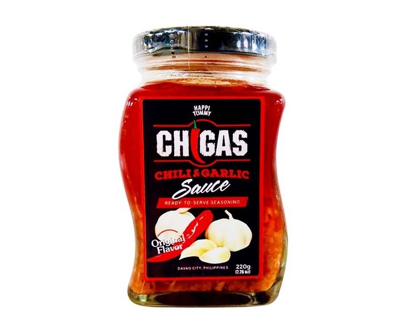 Chigas Chili &amp; Garlic Sauce Original Flavor 220g