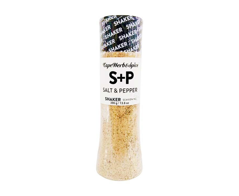 Cape Herb &amp; Spice S+P Salt &amp; Pepper Shaker Seasoning 390g