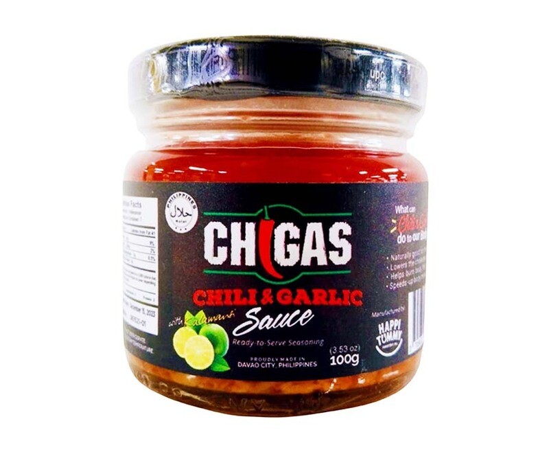 Chigas Chili &amp; Garlic Sauce with Calamansi Sauce 100g