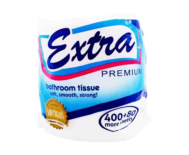 Extra Premium Bathroom Tissue Solo 2-Ply 480 Sheets