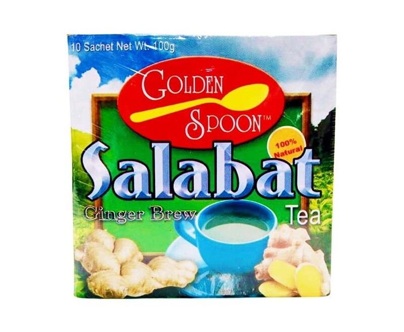 Golden Spoon 100% Natural Salabat Ginger Brew Tea 10 Sachets 100g