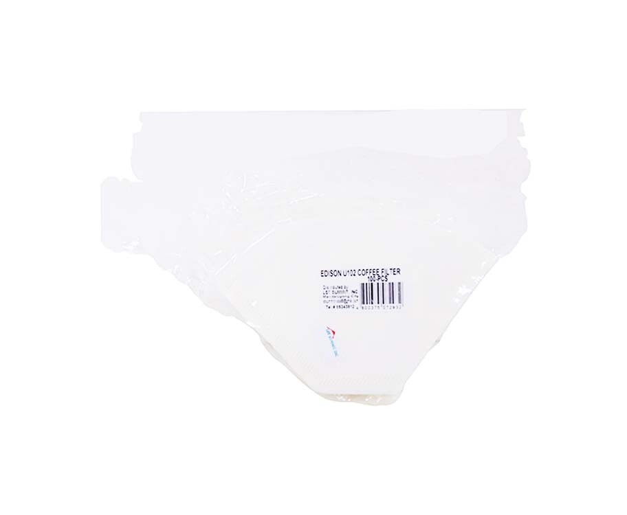Edison U102 Coffee Filter White 100 Pieces