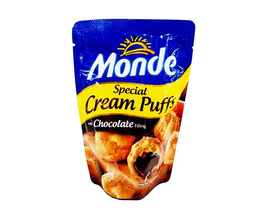 Monde Special Cream Puffs with Chocolate Filling 25g