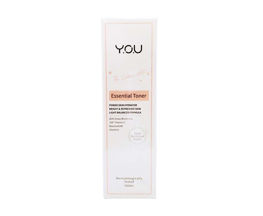 Y.O.U The Radiance White Essential Toner Snow Mushroom Extract 100mL