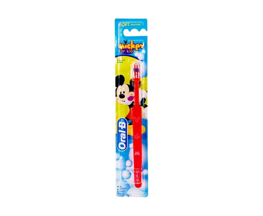 Oral-B Mickey For Kids Soft Toothbrush Red