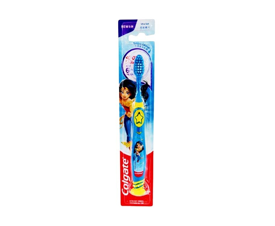Colgate Wonder Woman Ultra Soft Toothbrush For Kids 1 Piece