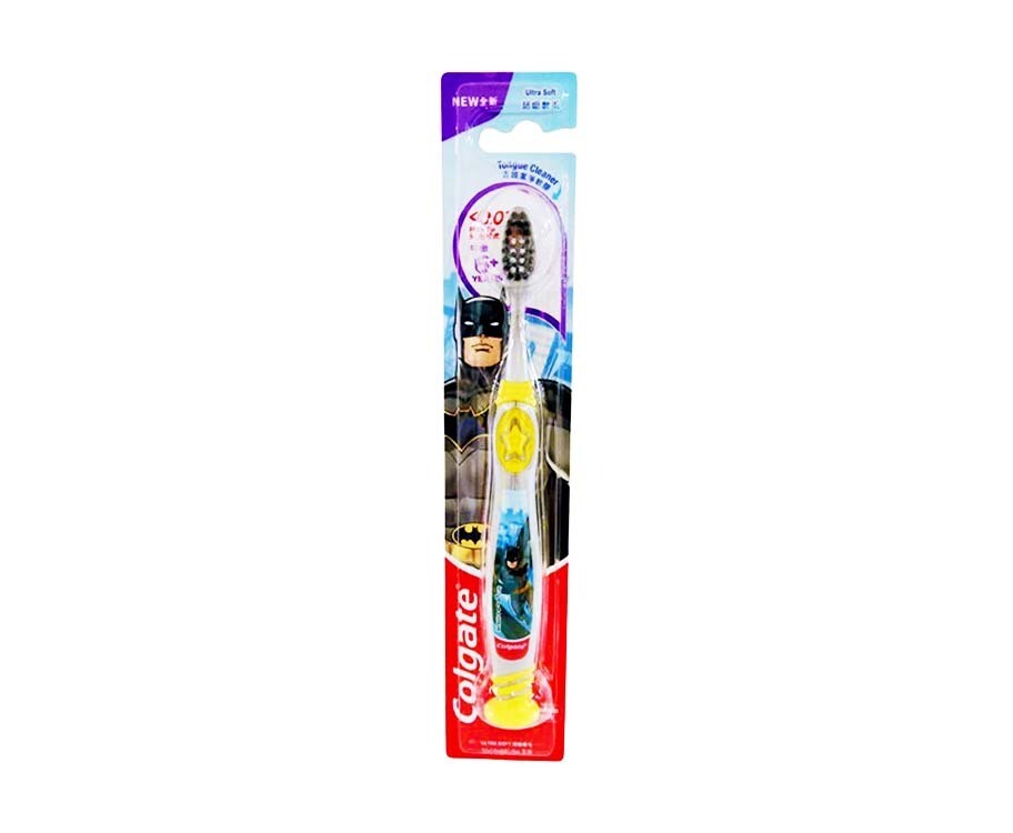 Colgate Batman Ultra Soft Toothbrush For Kids 6+ Years