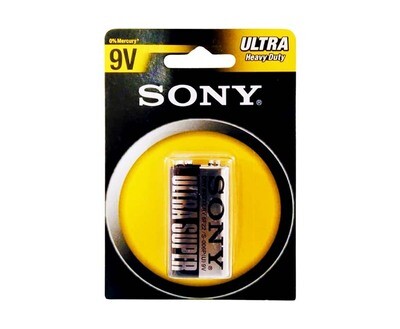 Sony Ultra Super Heavy Duty 9V Battery