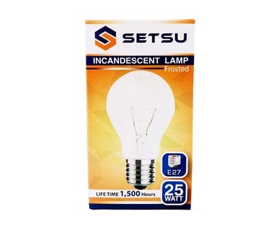 Setsu Incandescent Lamp Frosted E27 25 Watt