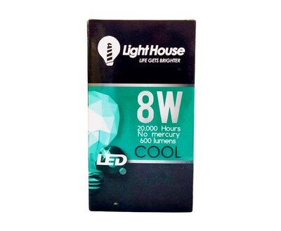 Light House Life Gets Brighter 8W Cool LED