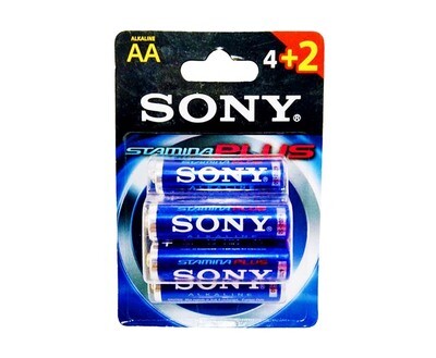 Sony Stamina Plus Alkaline AA 4+2