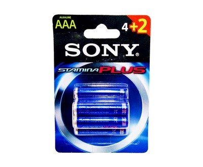 Sony Stamina Plus Alkaline AAA 4+2