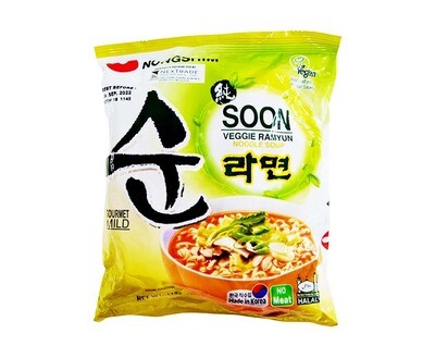 Nongshim Soon Veggie Ramyun Noodle Soup 112g