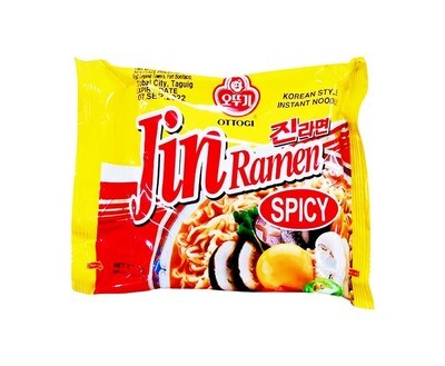 Ottogi Jin Ramen Spicy Korean Style Instant Noodle 120g