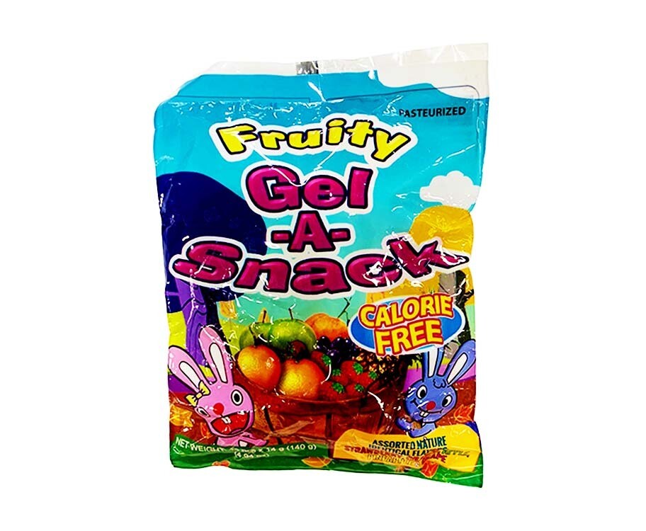 Fruity Gel-A-Snack Assorted Nature Flavors 10 Pieces 140g