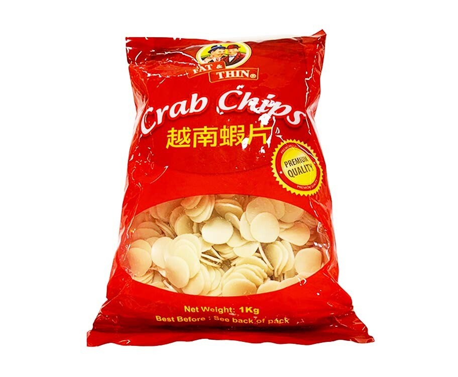 Fat &amp; Thin Crab Chips 1kg