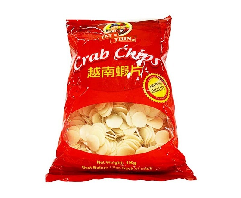 Fat &amp; Thin Crab Chips 1kg