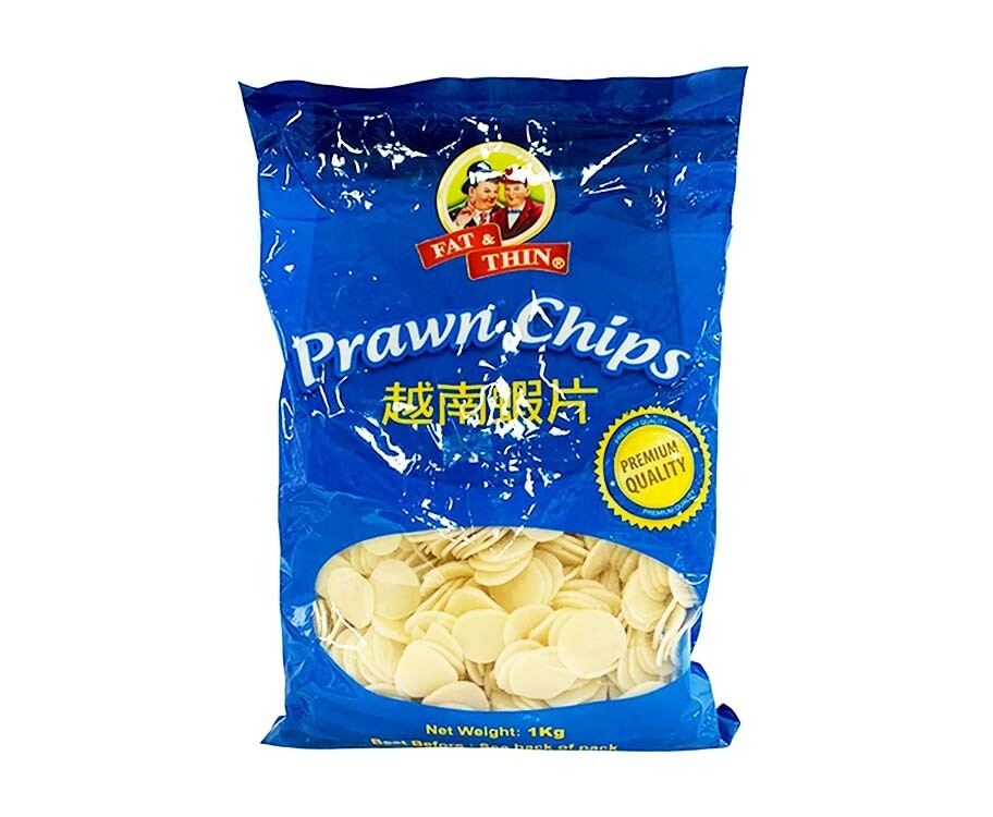 Fat &amp; Thin Prawn Chips 1kg