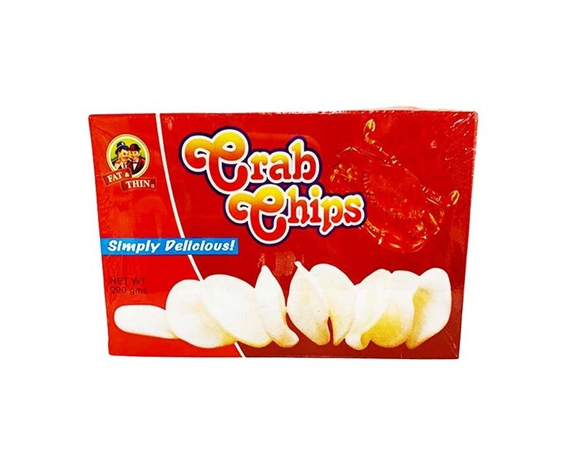 Fat &amp; Thin Crab Chips 200g
