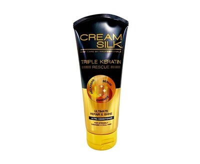 Cream Silk Triple Keratin Rescue Ultimate Repair & Shine Ultra Conditioner 170mL