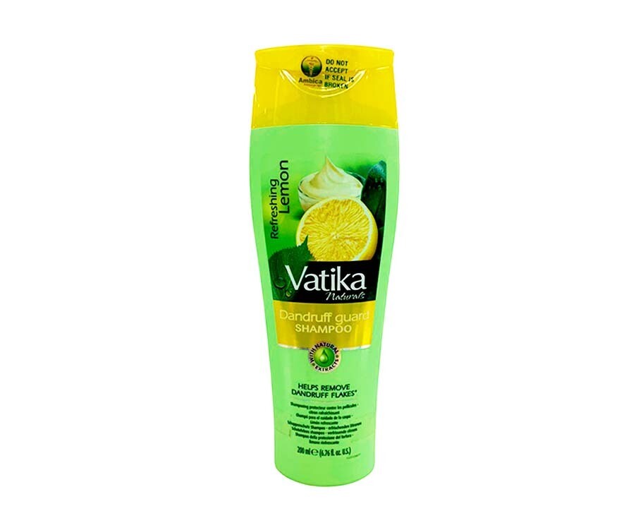 Dabur Vatika Naturals Dandruff Guard Shampoo Refreshing Lemon 200mL
