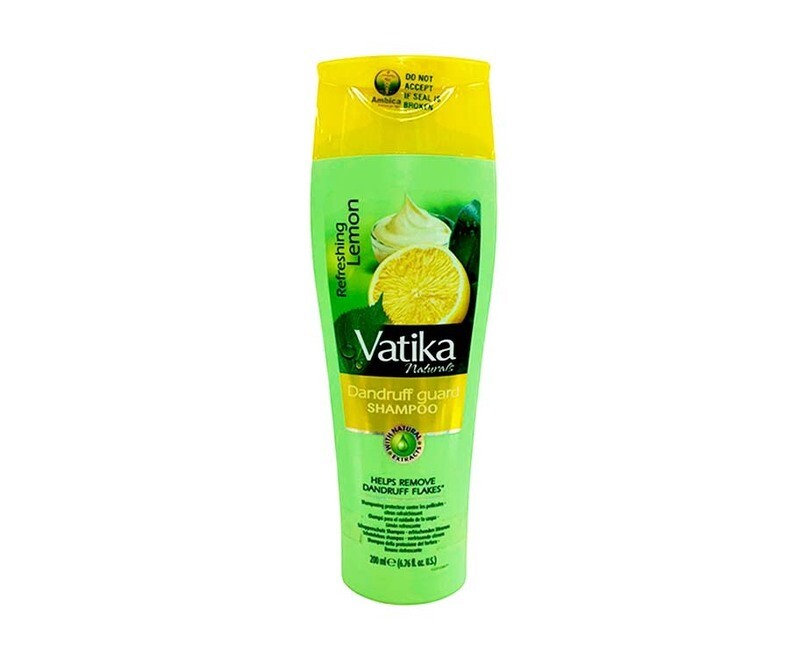 Dabur Vatika Naturals Dandruff Guard Shampoo Refreshing Lemon 200mL