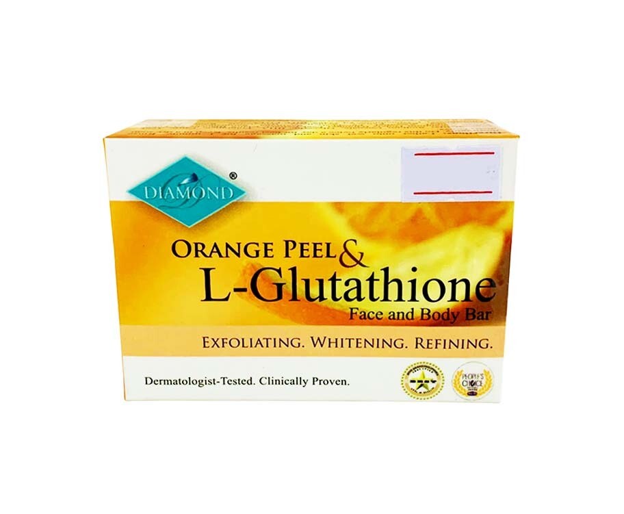 Diamond Orange Peel & L-Glutathione Face and Body Bar 150g