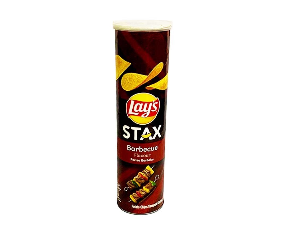 Lay's Stax Barbecue Flavour Potato Chips 135g