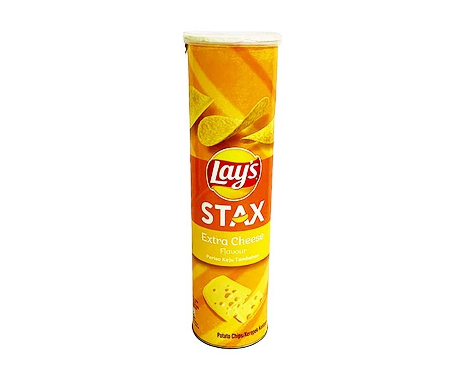 Lay's Stax Extra Cheese Flavour Potato Chips 135g