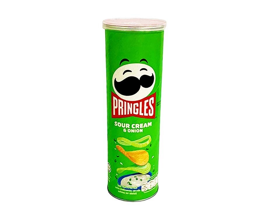 Pringles Sour Cream & Onion Potato Chips 107g