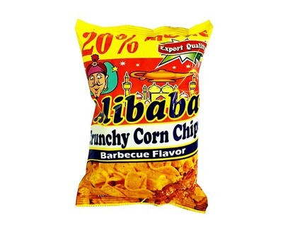 Alibaba Crunchy Corn Chips Barbecue Flavor 120g