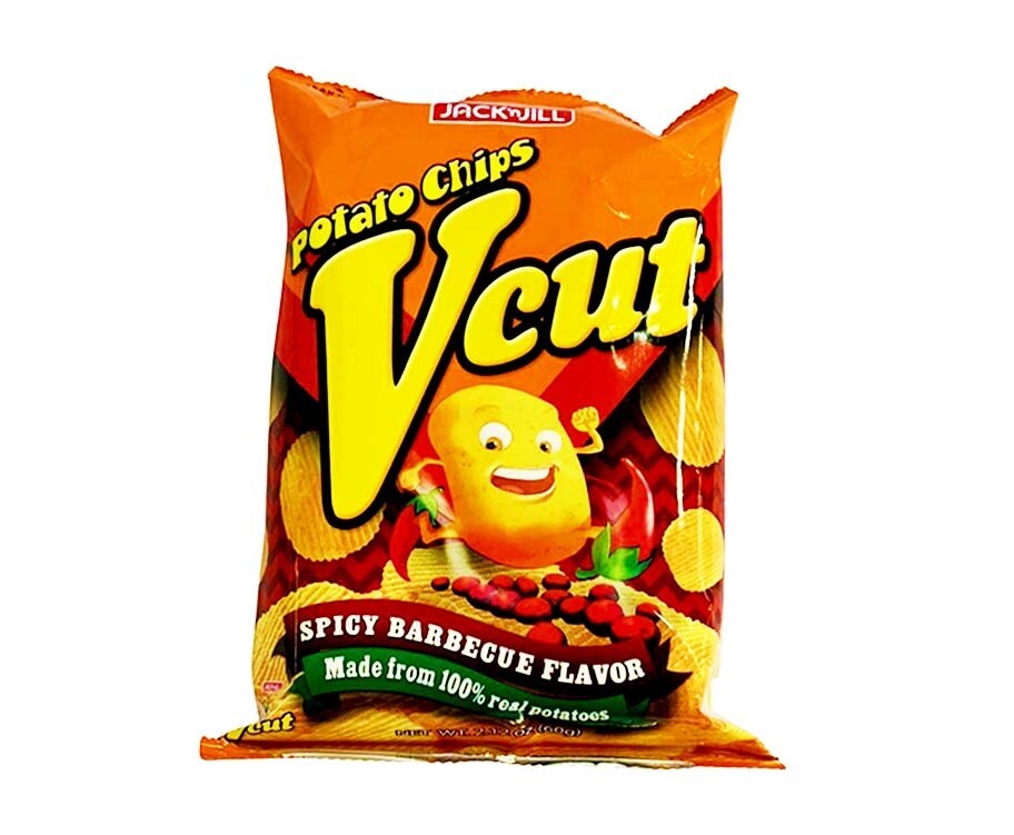 Jack &#39;n Jill Potato Chips Vcut Spicy Barbecue Flavor 60g