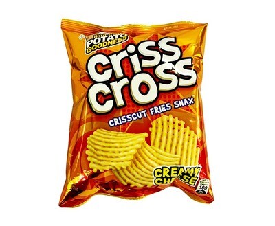 Criss Cross Creamy Cheese Crisscut Fries Snax 20g