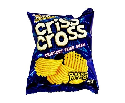 Criss Cross Crisscut Fries Snax Classic Potato 20g