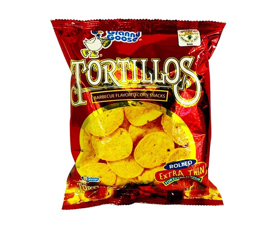 Granny Goose Tortillos Barbecue Flavored Corn Snacks 100g