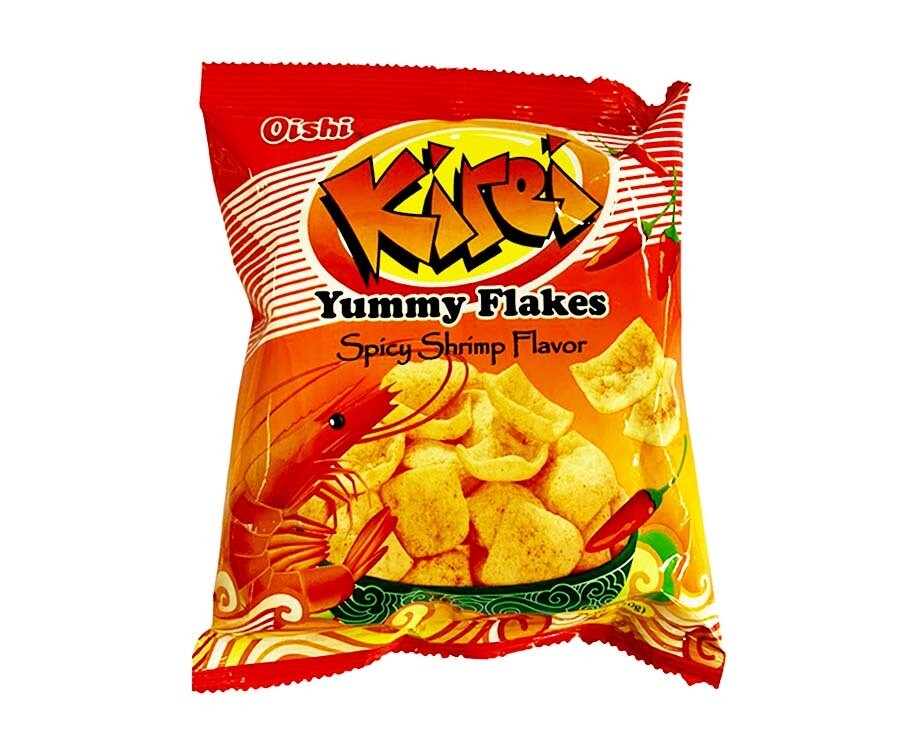 Oishi Kirei Yummy Flakes Spicy Shrimp Flavor 20g