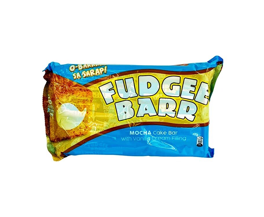 Fudgee Barr Mocha Cake Bar with Vanilla Cream Filling (10 Packs x 39g) 390g