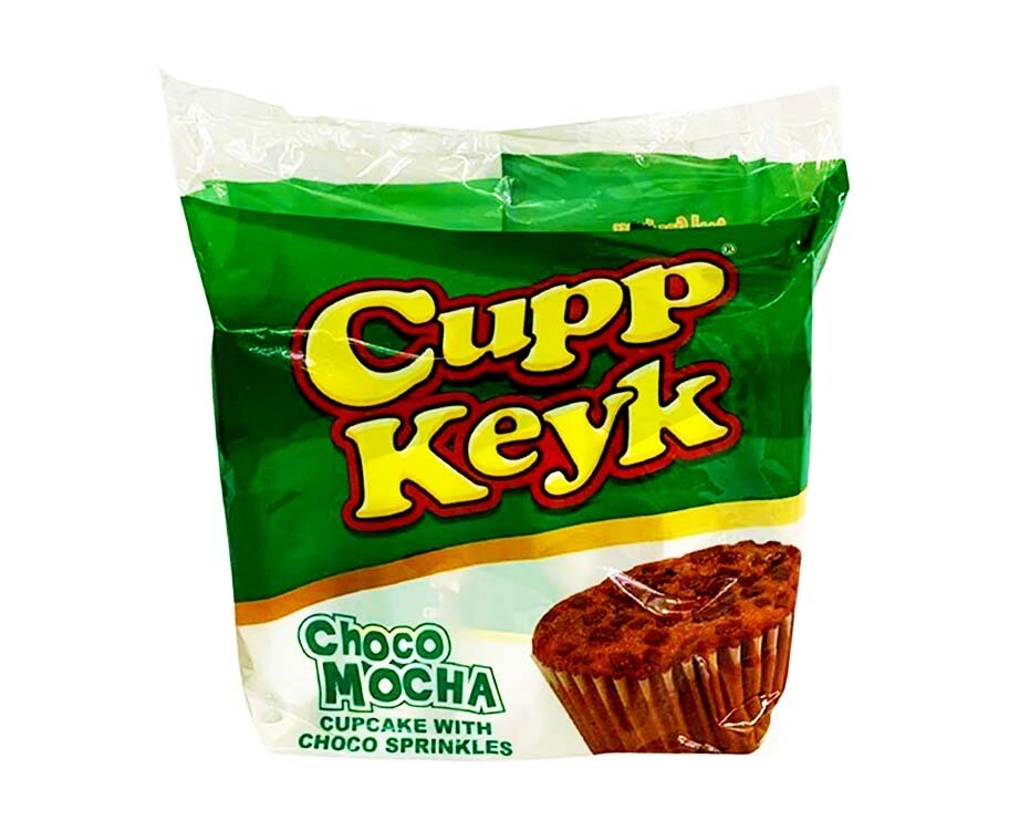 Cupp Keyk Choco Mocha Cupcake with Choco Sprinkles (10 Packs x 33g)