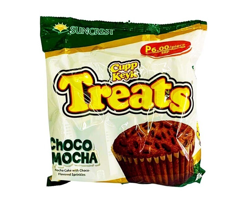 Cupp Keyk Treats Choco Mocha Cake with Choco-Flavored Sprinkles (10 Packs x 29g)