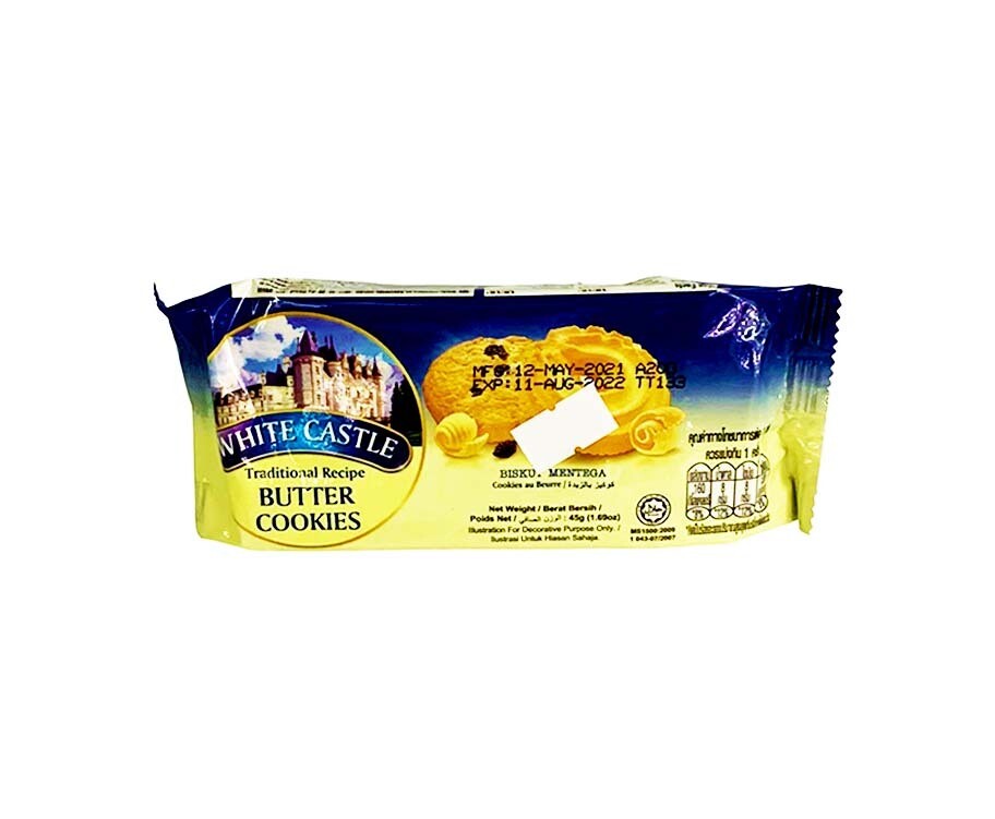 White Castle Traditional Recipe Butter Cookies 45g