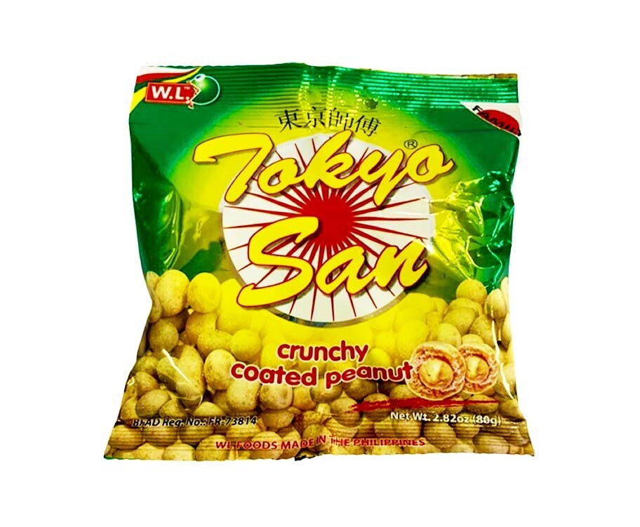 W.L. Tokyo San Crunchy Coated Peanut 80g
