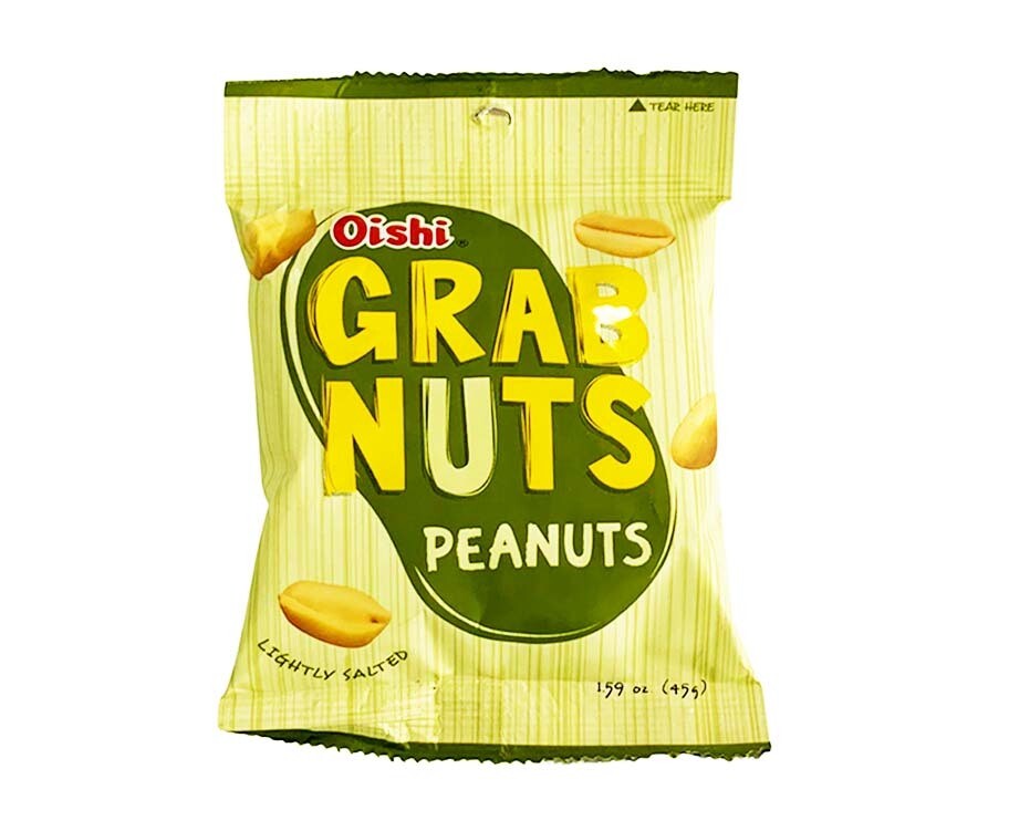 Oishi Grab Nuts Peanuts Lightly Salted 45g