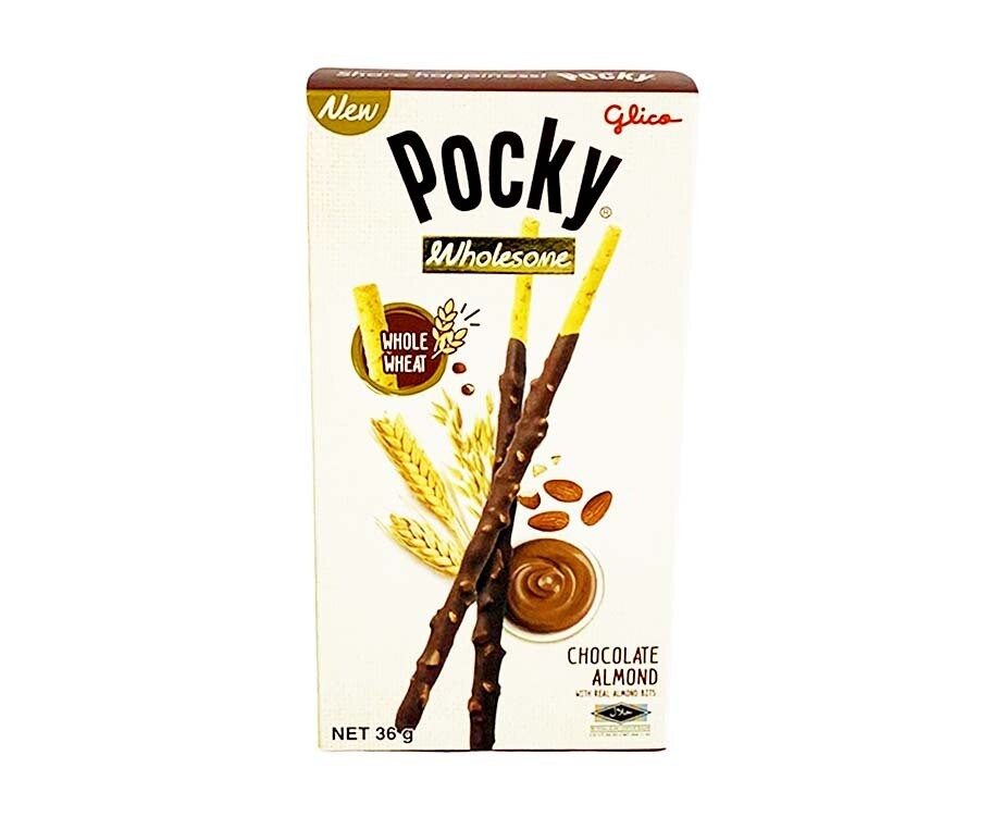 Glico Pocky Wholesome Chocolate Almond 36g