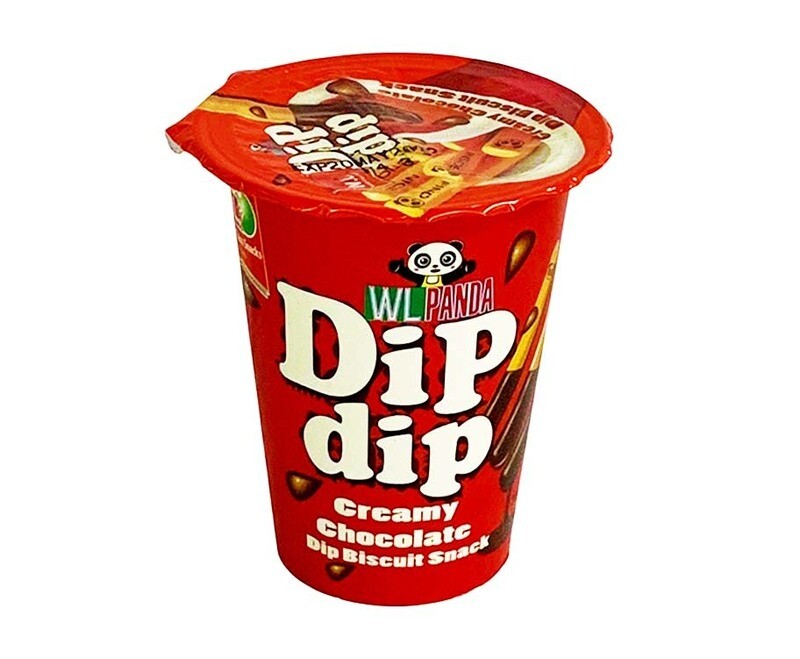 W.L. Panda Dip Dip Creamy Chocolate Dip Biscuit Snack 30g