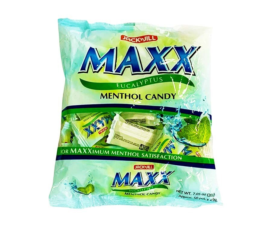 Jack 'n Jill Maxx Eucalyptus Menthol Candy 50 Pieces 200g
