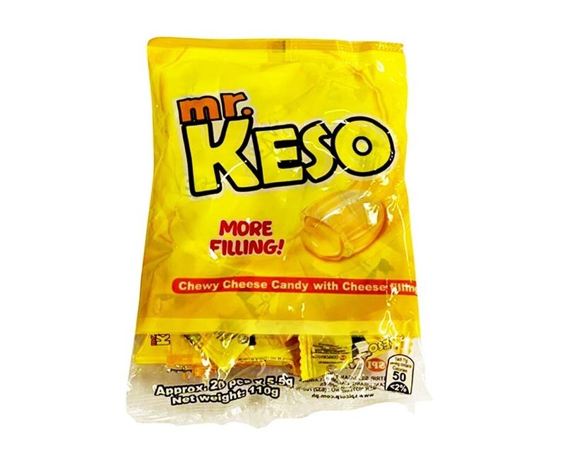 Mr. Keso Chewy Cheese Candy with Cheese Filling (Approx. 20 Pieces x 5.5g) 110g