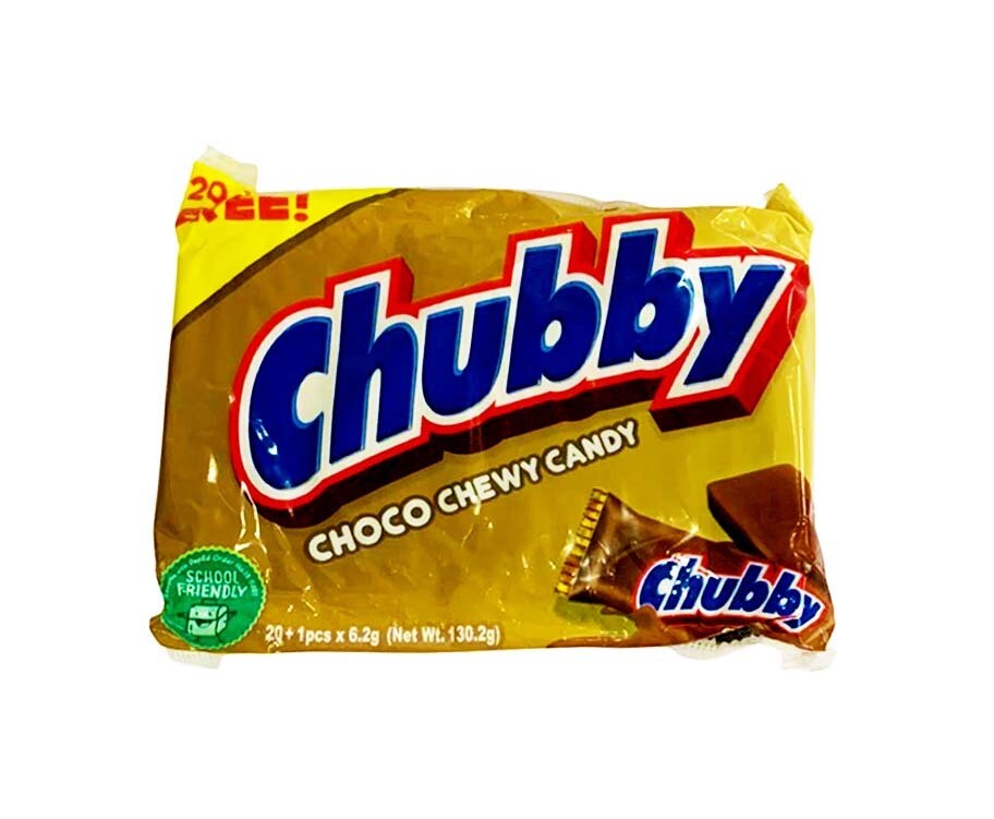 Chubby Choco Chewy Candy (20+1 Pieces x 6.2g) 130.2g
