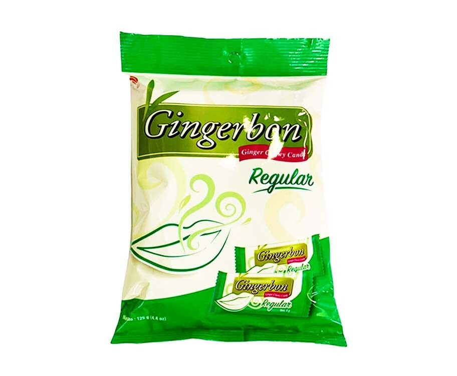 Gingerbon Ginger Chewy Candy Regular 125g