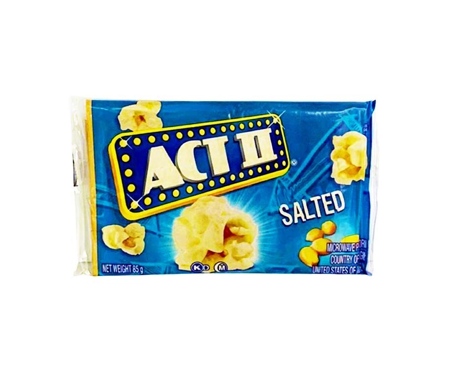 Act II Salted Microwave Popcorn 85g